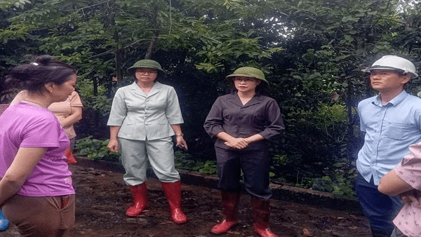 Cả hệ thống chính trị xã Lợi Bác vào cuộc ứng phó với bão số 10