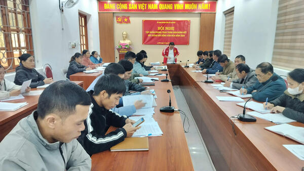 XÃ LỢI BÁC TỔ CHỨC HỘI NGHỊ TẬP HUẤN PHONG TRÀO “TOÀN DÂN ĐOÀN KẾT XÂY DỰNG ĐỜI SỐNG VĂN HÓA” NĂM 2025