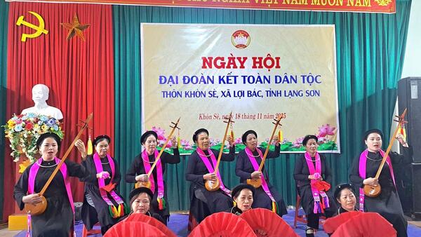 Xã Lợi Bác tổ chức Ngày hội Đại đoàn kết toàn dân tộc tại 18 thôn