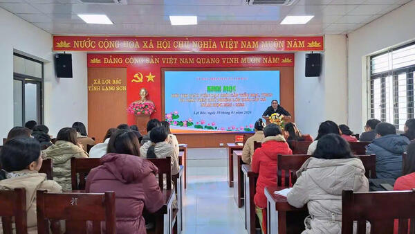 UBND xã Lợi Bác khai mạc Hội thi giáo viên dạy giỏi cấp Tiểu học, THCS và giáo viên chủ nhiệm lớp giỏi THCS cấp xã năm học 2025 – 2026