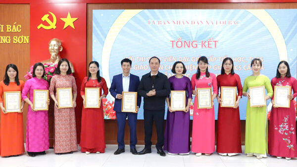 TỔNG KẾT HỘI THI GIÁO VIÊN TIỂU HỌC, THCS DẠY GIỎI CẤP XÃ NĂM HỌC 2025 - 2026