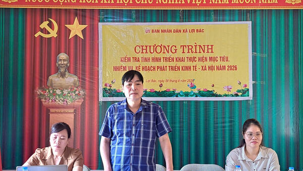 UBND XÃ LỢI BÁC KIỂM TRA TÌNH HÌNH TRIỂN KHAI THỰC HIỆN MỤC TIÊU, NHIỆM VỤ, KẾ HOẠCH PHÁT TRIỂN KINH TẾ - XÃ HỘI QUÝ I NĂM 2026 TẠI THÔN BẢN CHOONG - BẢN MÌANG