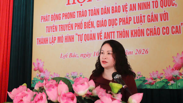 XÃ LỢI BÁC PHÁT ĐỘNG PHONG TRÀO “TOÀN DÂN BẢO VỆ AN NINH TỔ QUỐC”