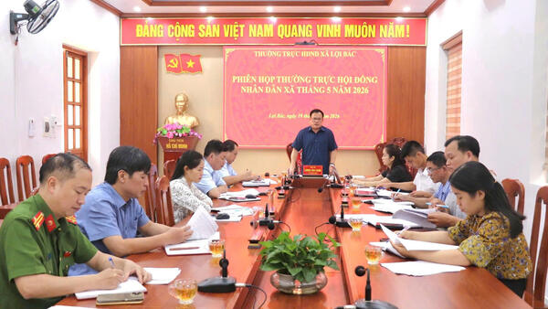 PHIÊN HỌP THƯỜNG TRỰC HĐND XÃ THÁNG 5 NĂM 2026