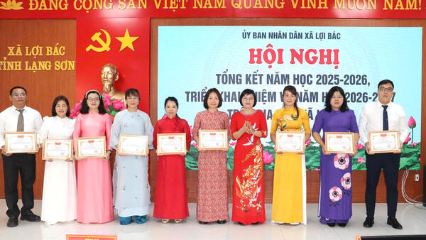 UBND XÃ LỢI BÁC TỔNG KẾT NĂM HỌC 2025 - 2026